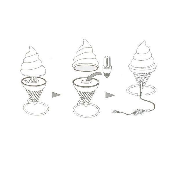 Creative medium ice cream light P45 фото
